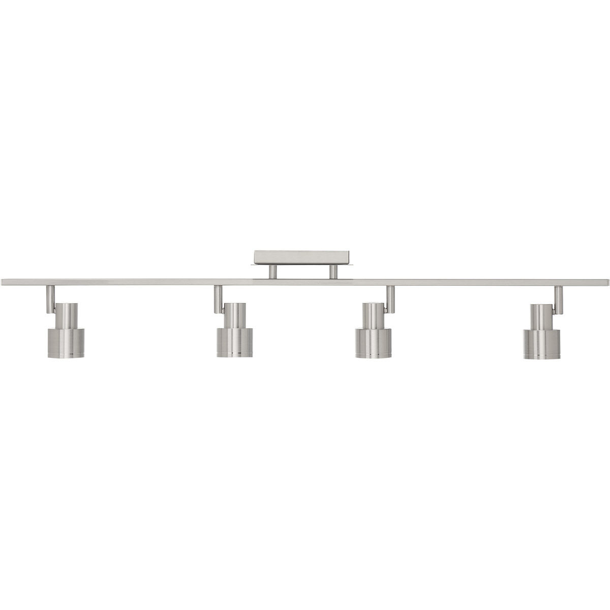 Lincoln 4 Light 120 Brushed Steel Track Ceiling Light